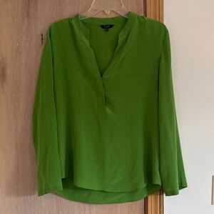 Massimo Dutti Vibrant Green Blouse